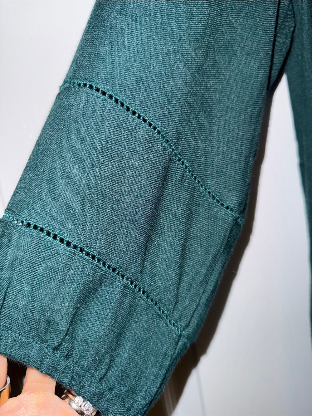 J. Jill Deep Teal Ribbed Dress - Picture 4 of 11
